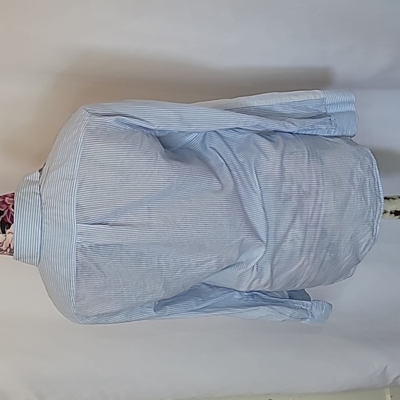 ACNE STUDIO'S 100% Cotton Striped Button down layered Blouse Shirt - Picture 8 of 11